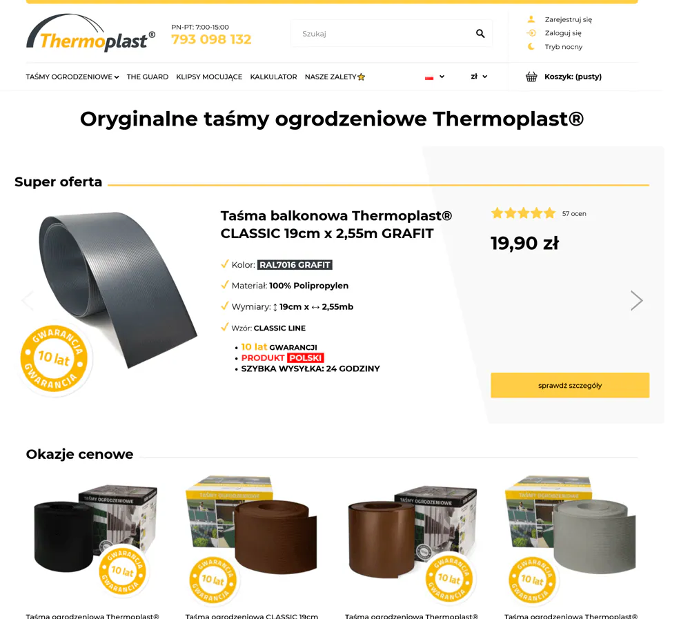 Sklep thermoplast