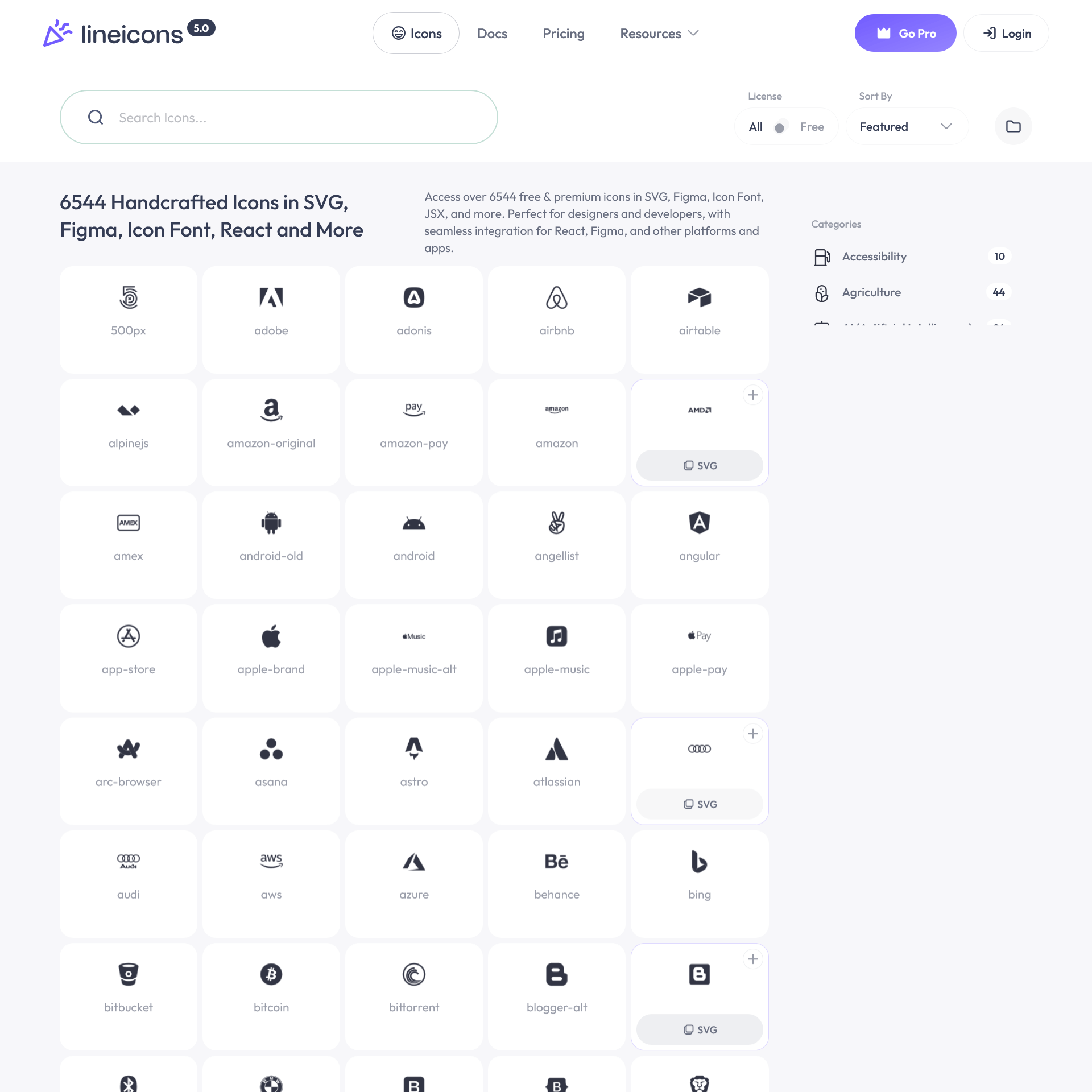 Lineicons