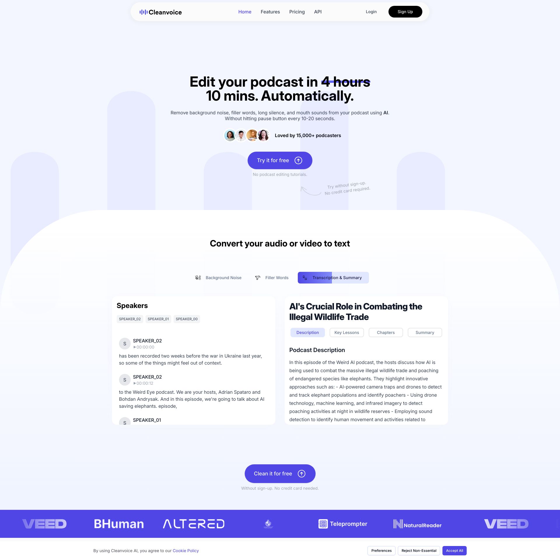 Cleanvoice