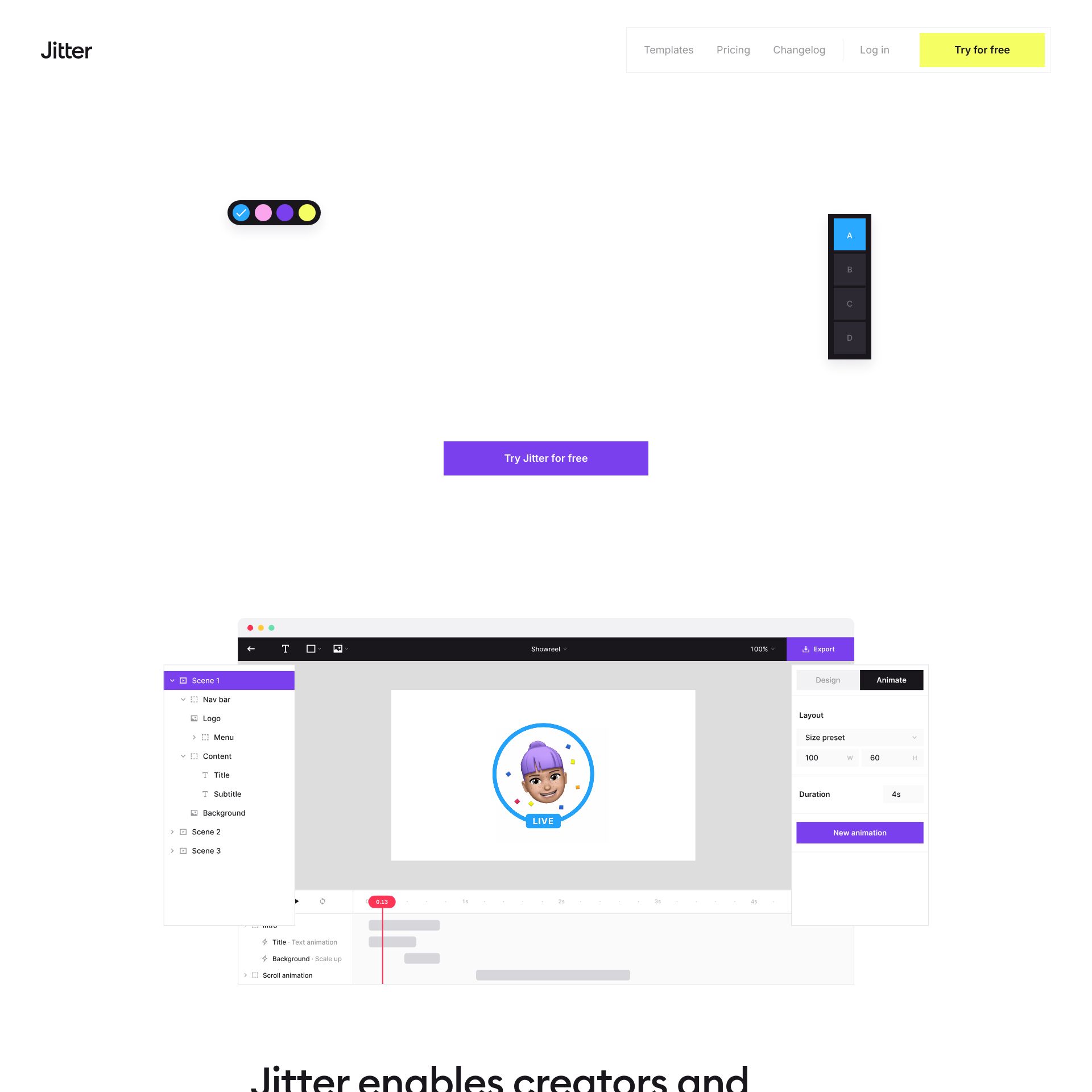 Jitter — animacje i motion design w przeglądarce