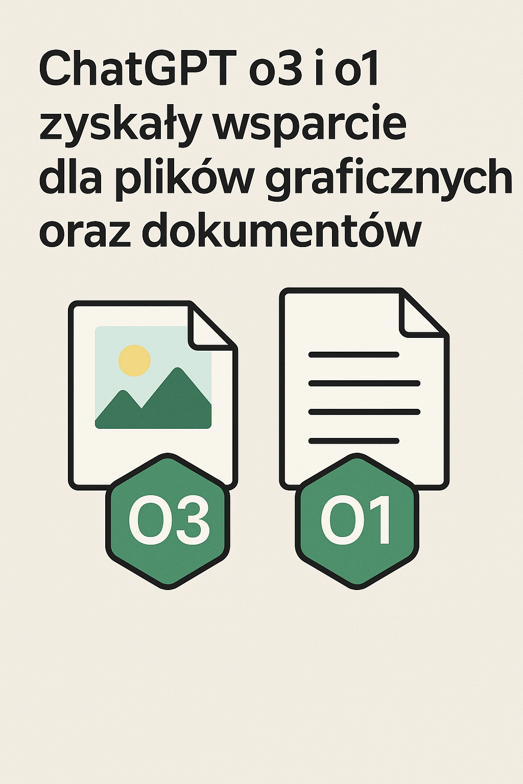 W końcu nadszedł ten moment! Modele o3 i o1 zyskały wsparcie dla plików graficznych oraz dokumentów.